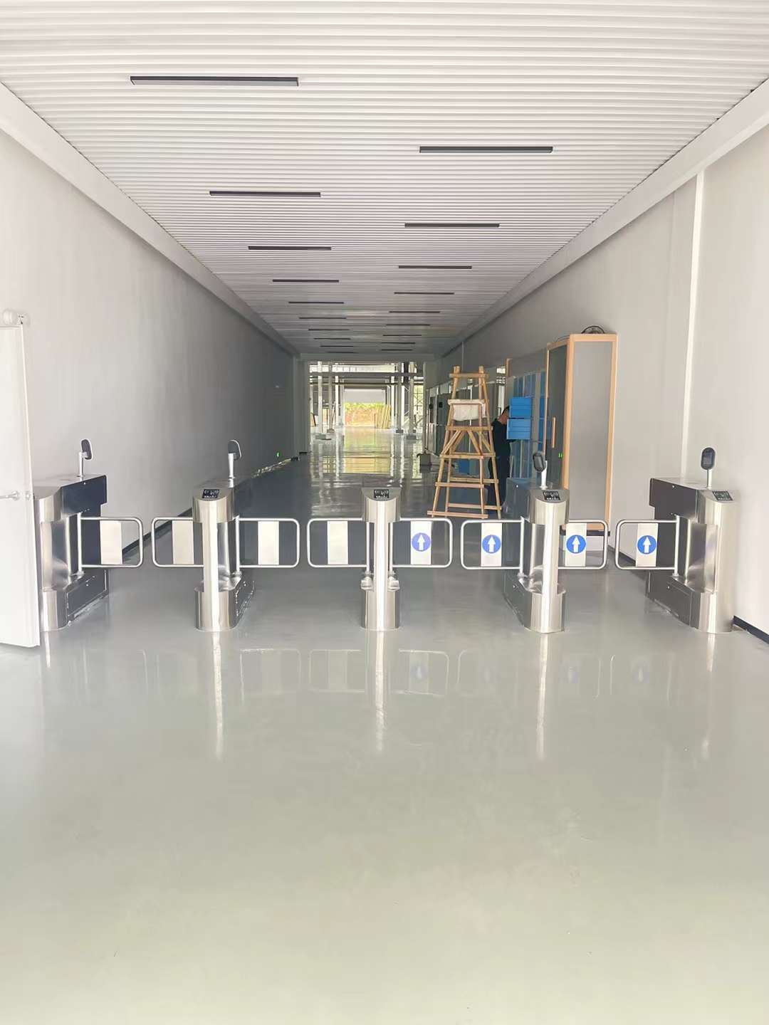 速通门摆闸写字楼人行通道闸机考勤人脸识别门禁访客预约系统翼闸