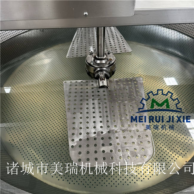 全自动鱼豆腐自动出料油炸锅 自动花生米油炸锅 美瑞蚕豆油炸设备机器