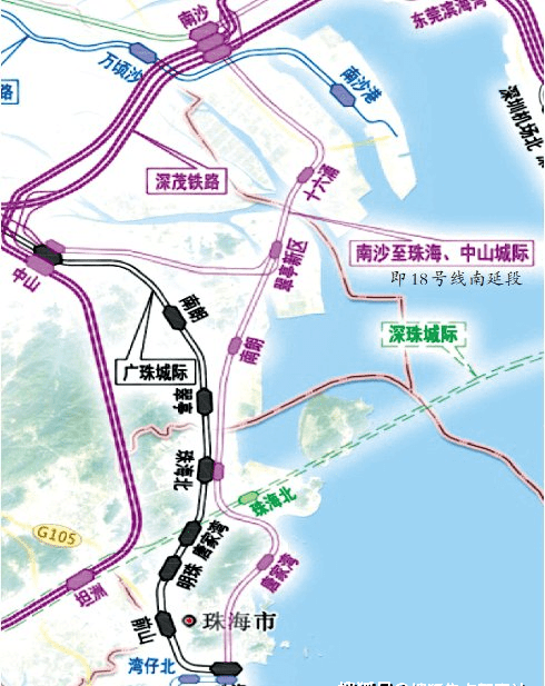 除了深中通道这个核心工程以外,再加上今年年底或明年动工的广州地铁