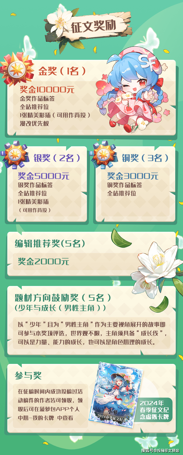 奖金丰厚2024春季征文大赛征稿启动啦