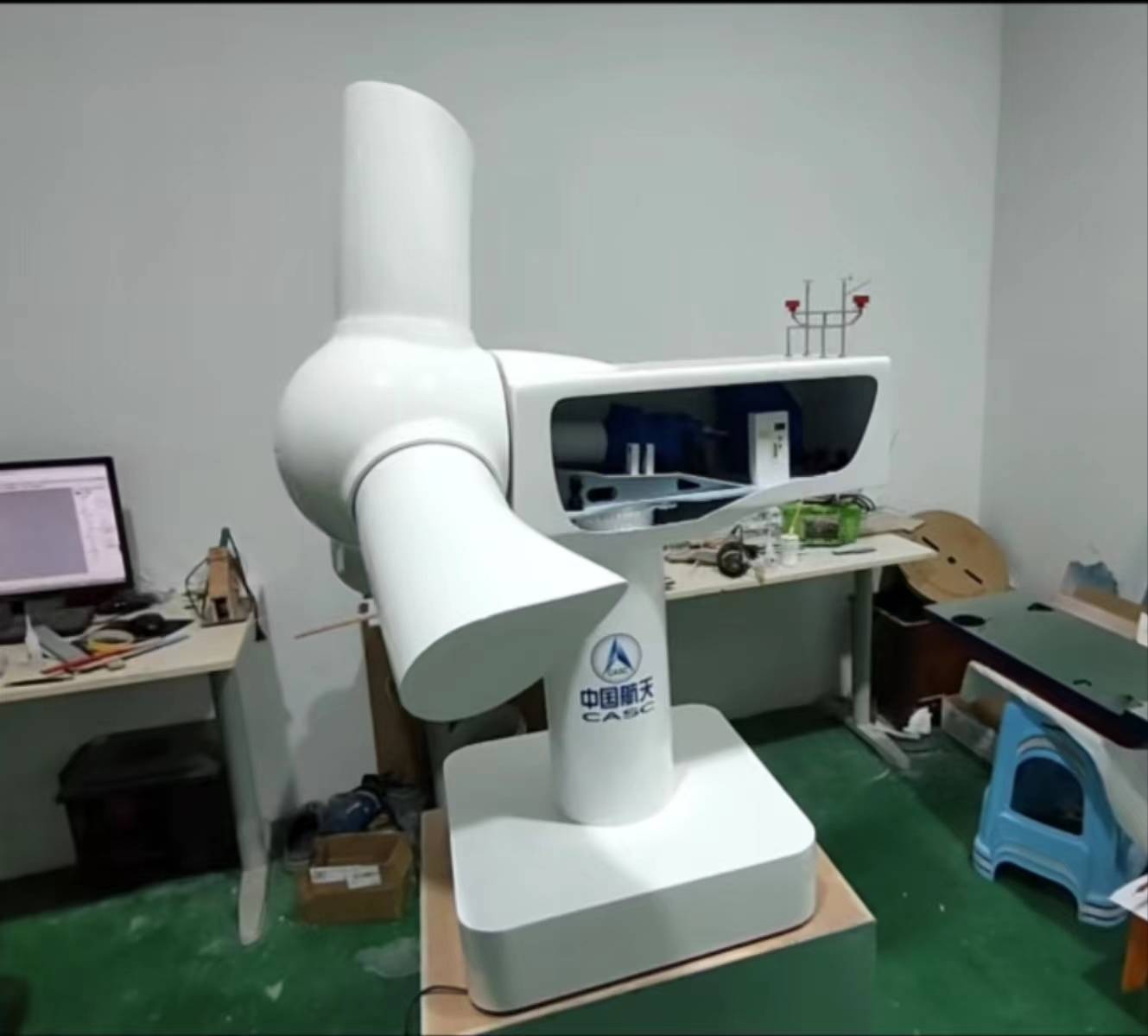 风能发电机组机舱模型 风力发电机模型