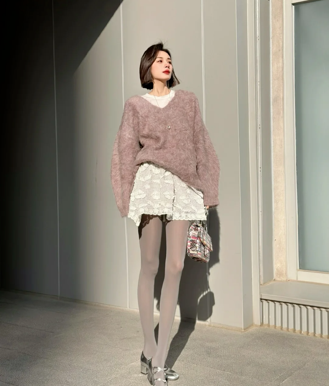 原创灰色连袜裤你还在犹豫什么性感新篇章等你开启