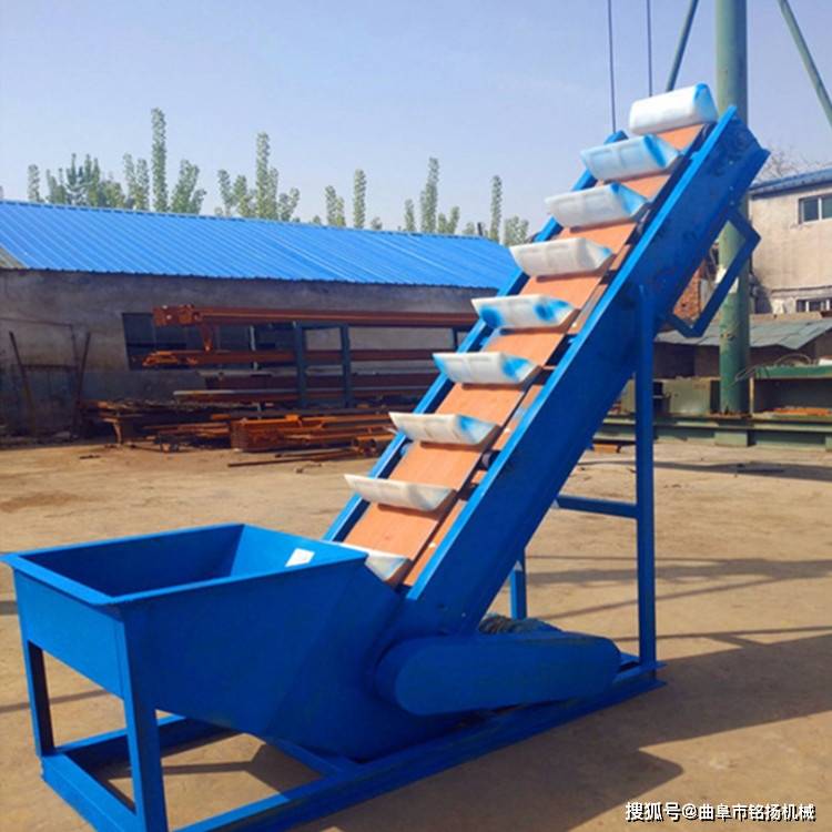 翻斗式玉米稻谷上料机 不锈钢单斗式提升机 小型钢斗提机