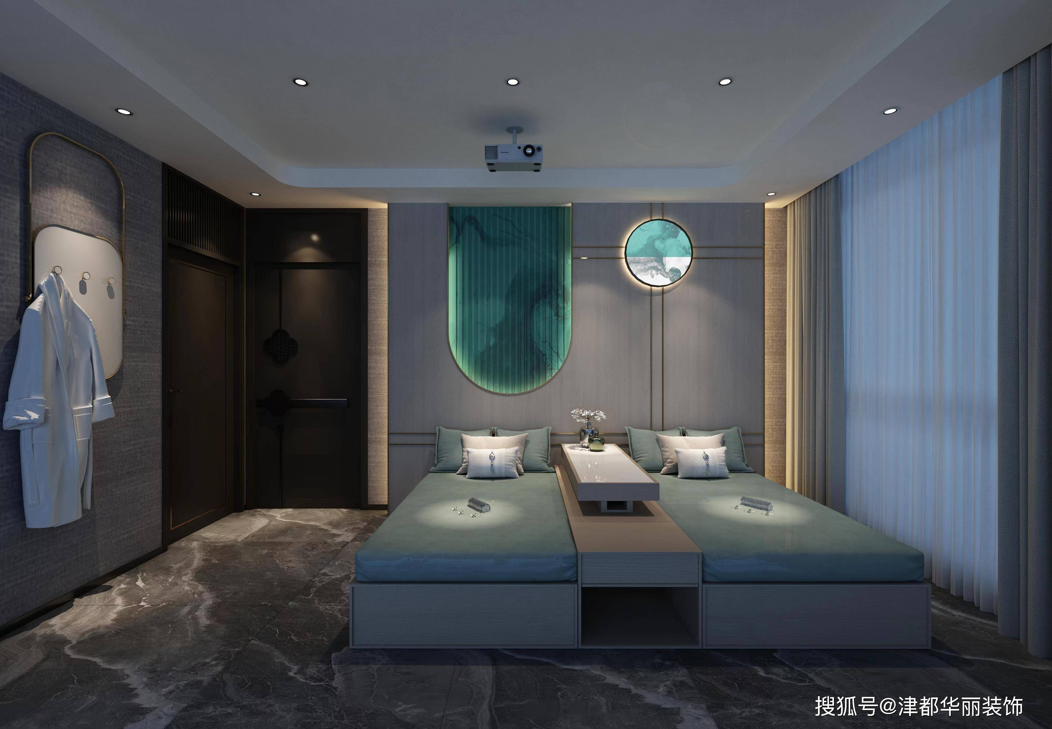 银川装修公司|银川足浴店装修设计效果图银川装修公司|银川足浴店装修