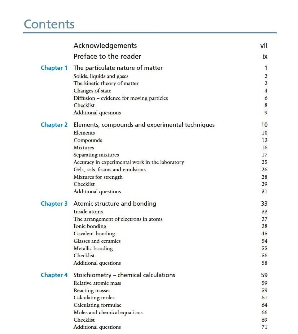 igcse chemistry 学生书pdf 练习册 复习指南 共3本_化学_教材_备考