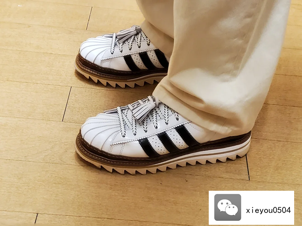 阿迪达斯clotxadidassuperstar陈冠希联名圆头贝壳头ih3132低帮