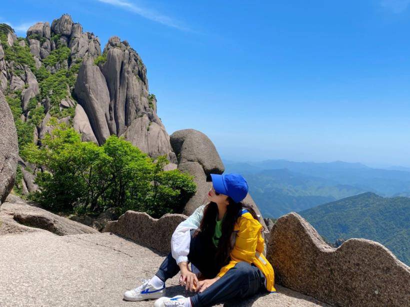 黄山拍照姿势图片