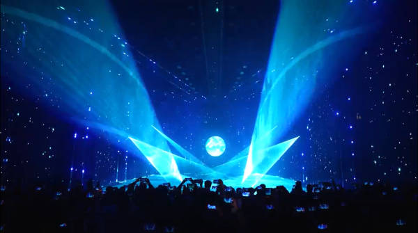 德国hb和莱德沃克品牌烟雾机助力灯光秀