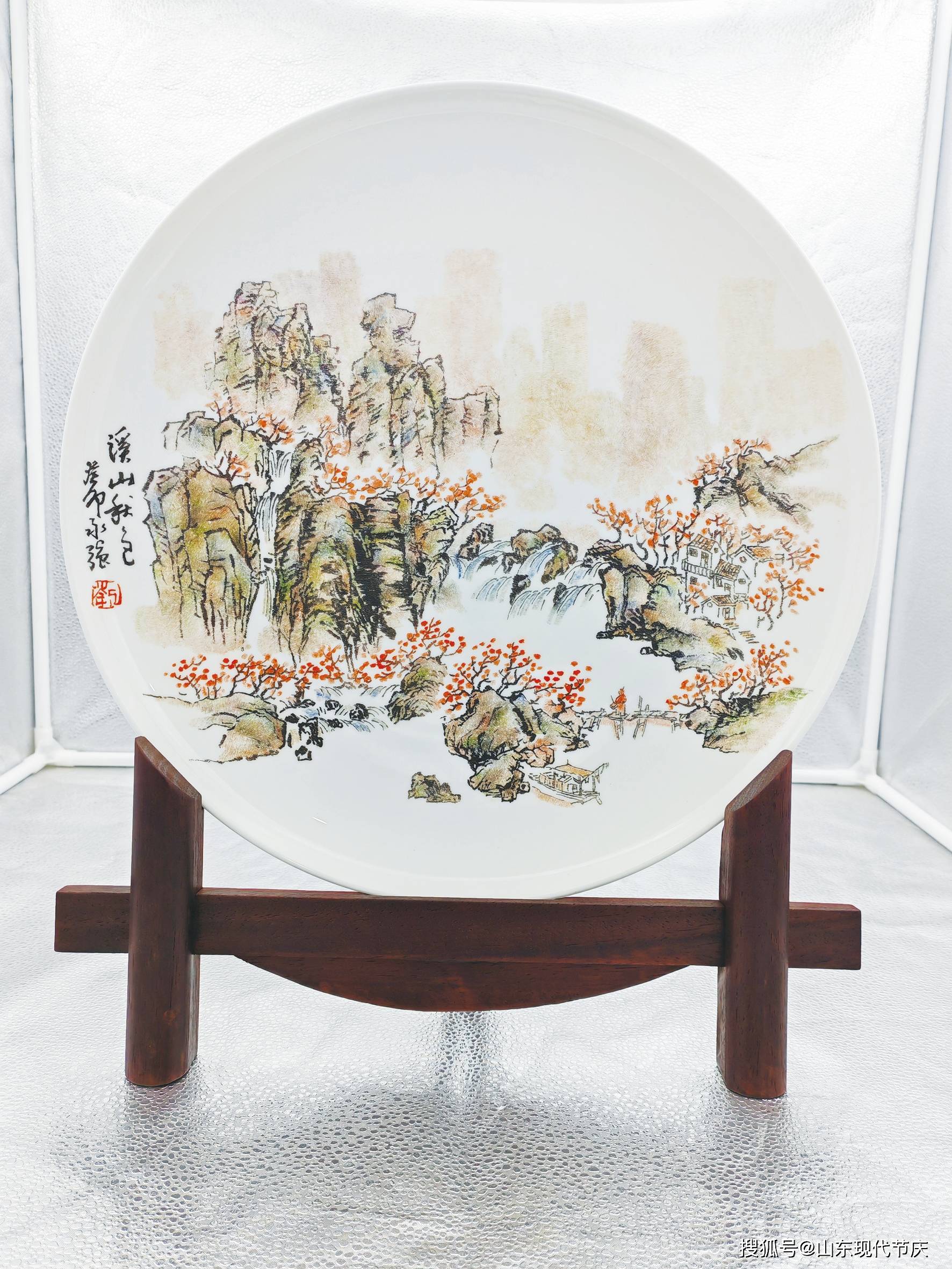 艺术刘永强刻瓷盘艺术欣赏