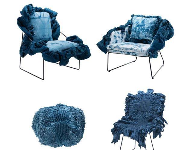 除了家纺小件套的创作,林芳璐艺术性的作品《she》