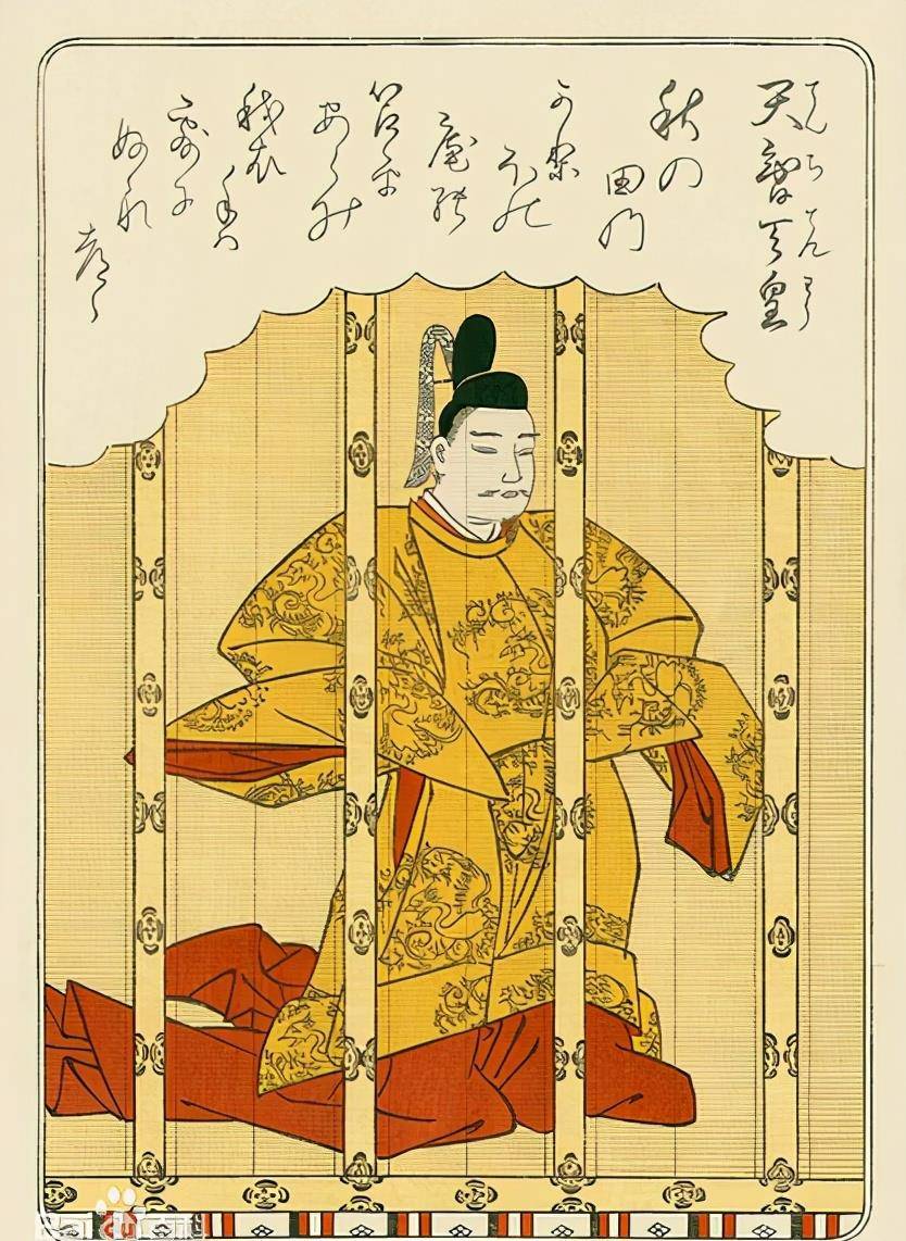 天智天皇他继续母亲齐明女帝的政策,往朝鲜半岛派兵.