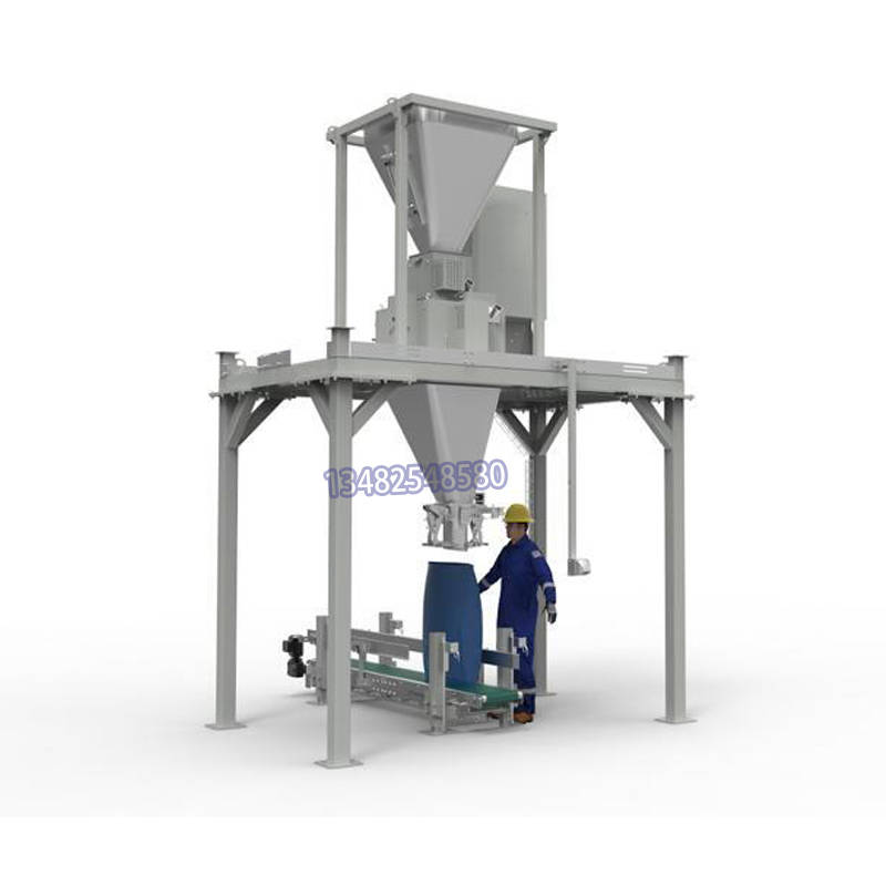 双枪双计量包装机50kg气浮包装机