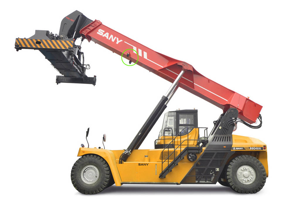 堆场货场铁路场站集装箱正面吊堆高机倒车影像系统盲区监测系统