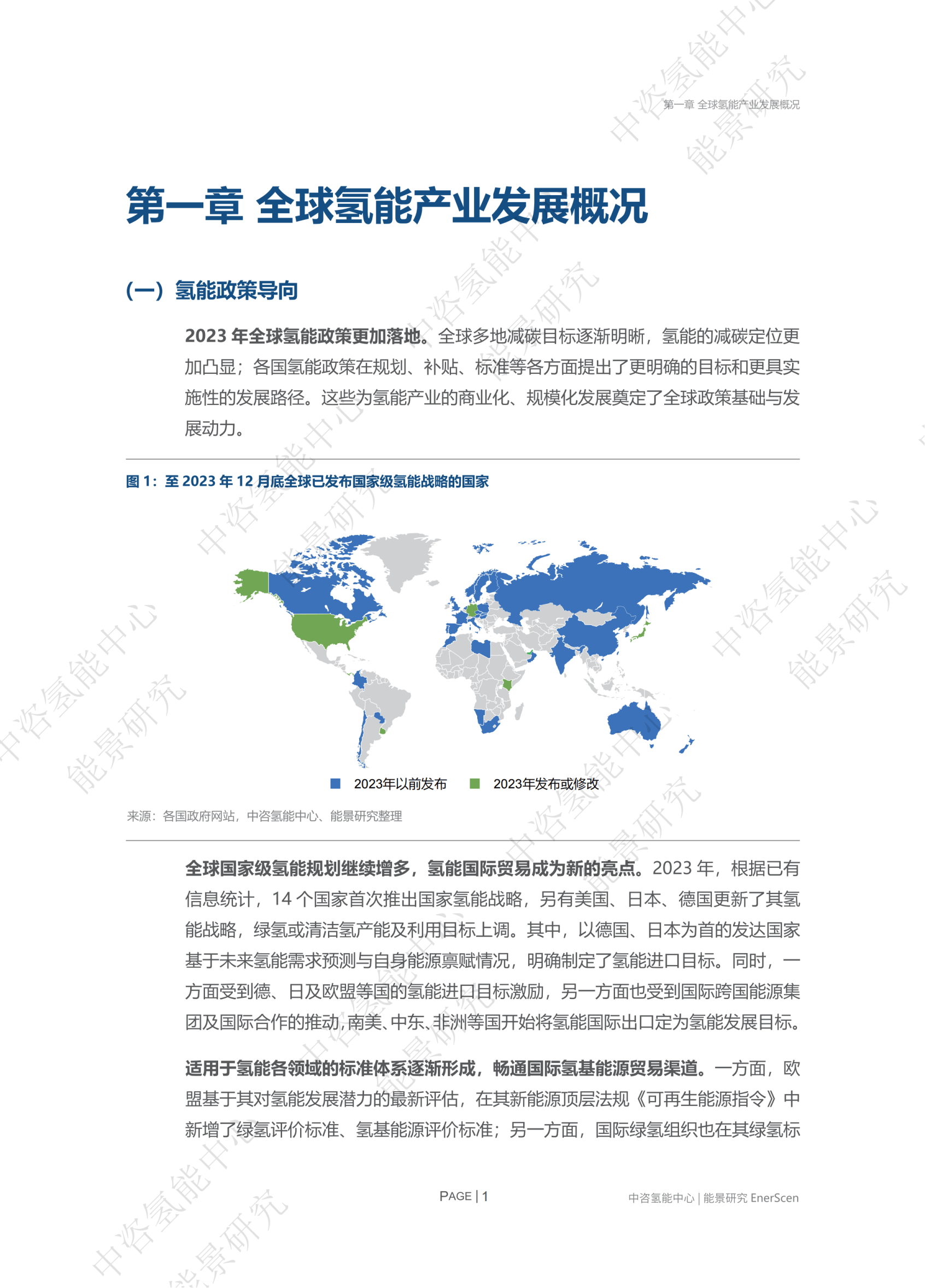 2024全球氢能产业展望报告(附下载)_产能_项目_制氢