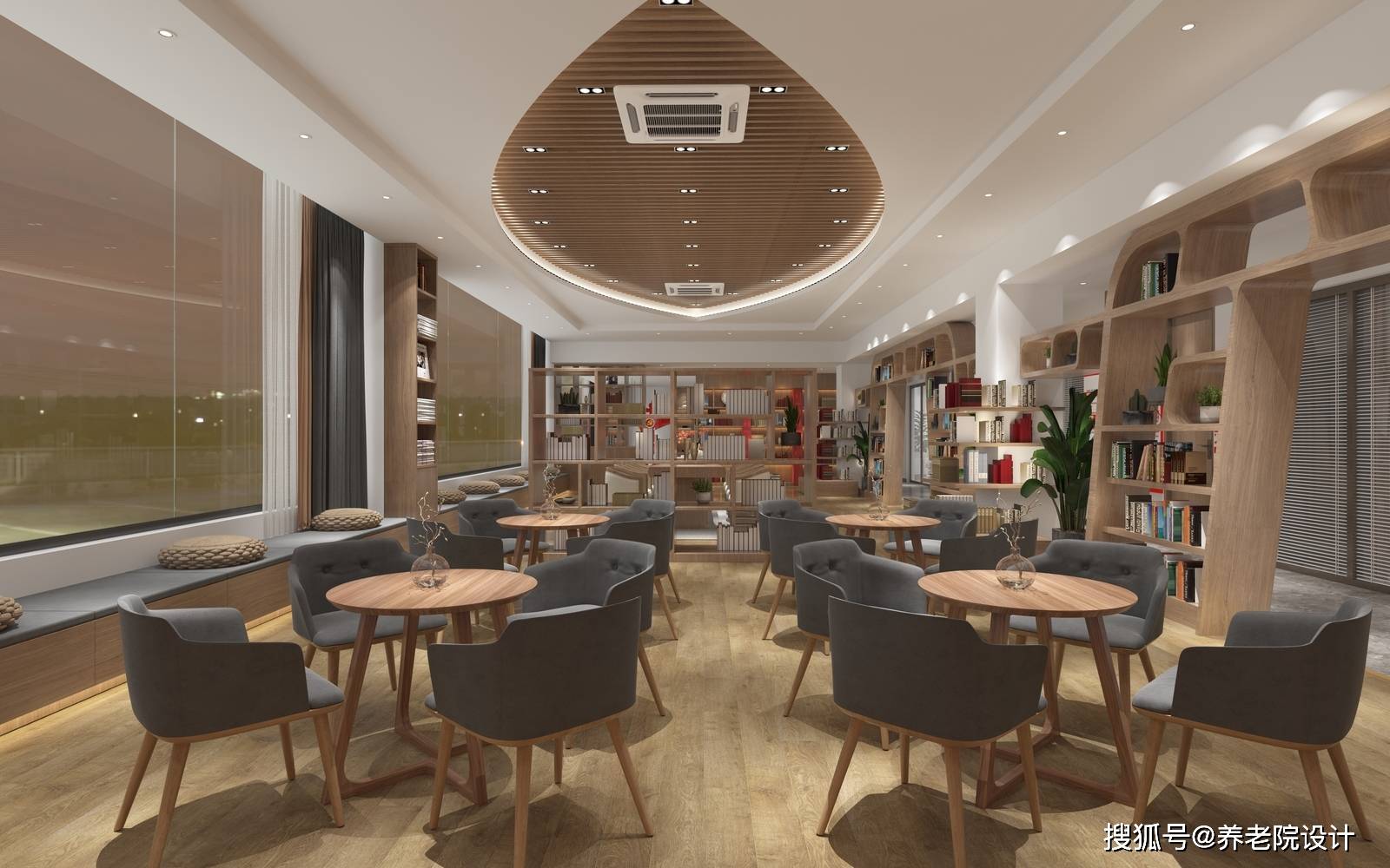 养老院大厅设计:让老年人在舒适环境中享受生活_智能化_装饰_家具