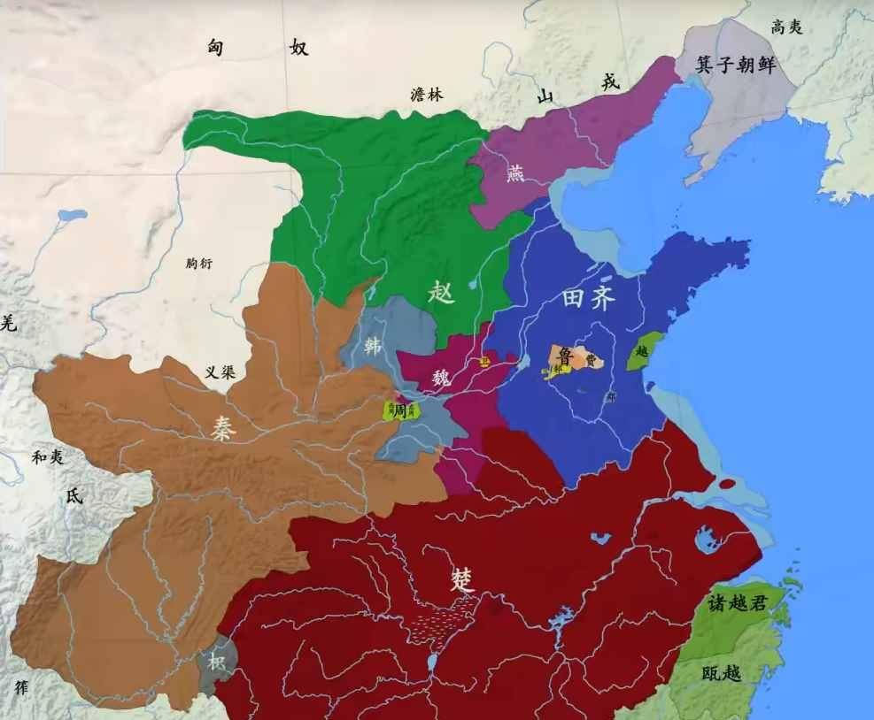 宋国灭亡后地图齐国崩塌30年前,齐宣王出兵燕国,攻入都城,杀燕王哙.