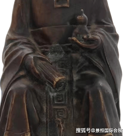 云台二十八将之一药王邳彤铜像