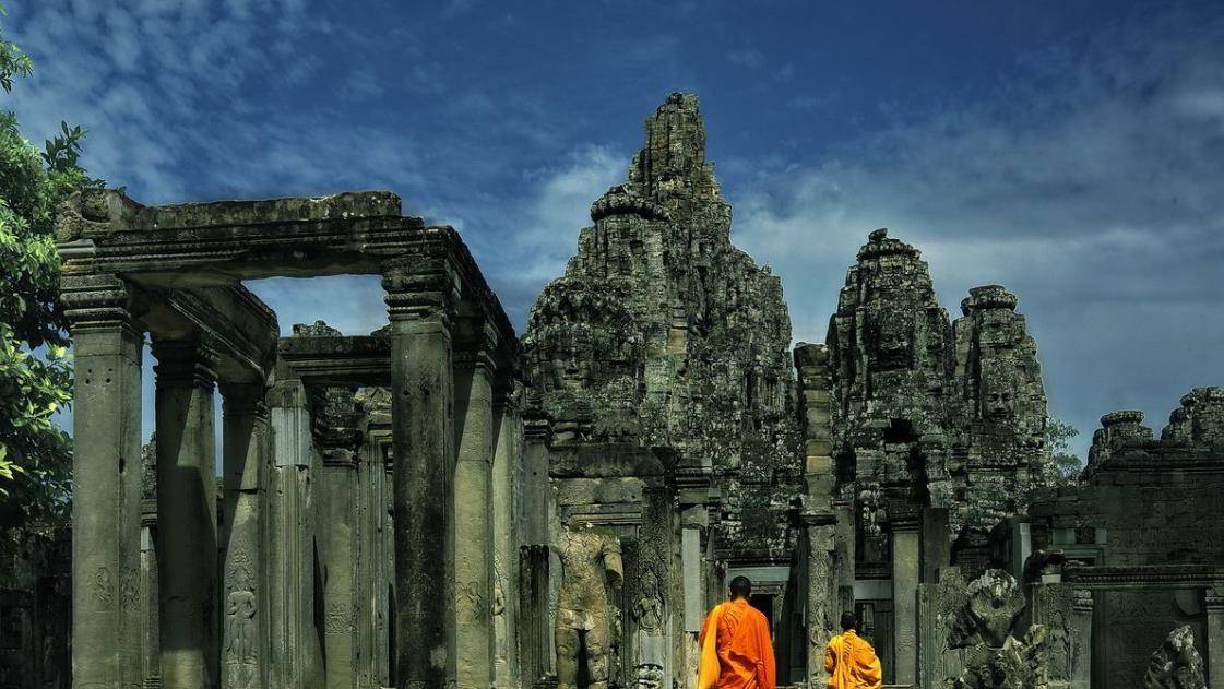 原创吴哥窟艺术规模与宗教内涵的结合华丽建筑背后的灵魂与信仰