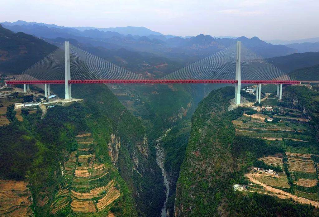 贵州北盘江大桥简笔画图片