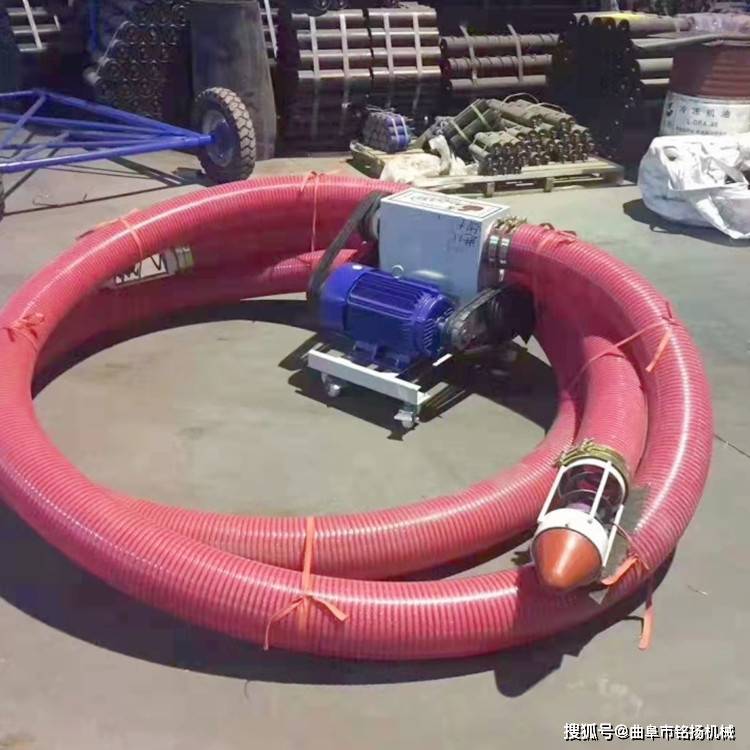 水稻装车软管吸粮机农场玉米装车抽粮机省人工便携式抽灰机