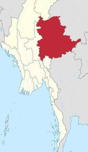 缅甸与掸邦地图缅甸摆脱英国殖民独立,背约废除众土司爆发内战英国对