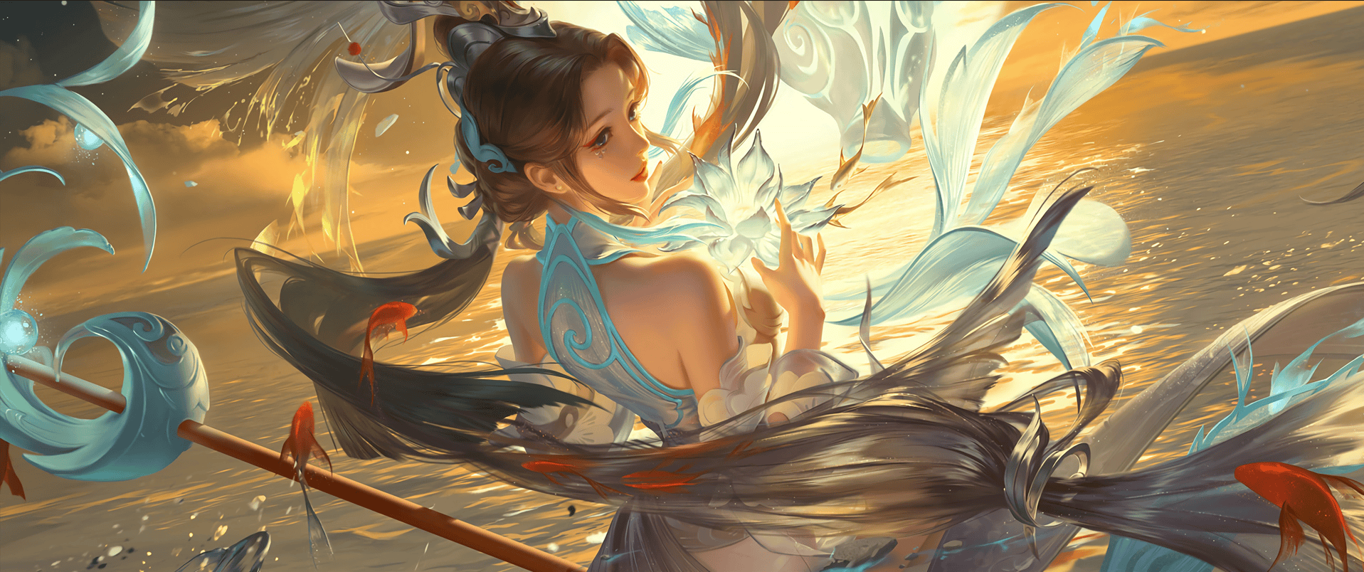 文件名:王者荣耀 白鹤梁神女 大乔 4k游戏壁纸  格式:jpg 体积:3.