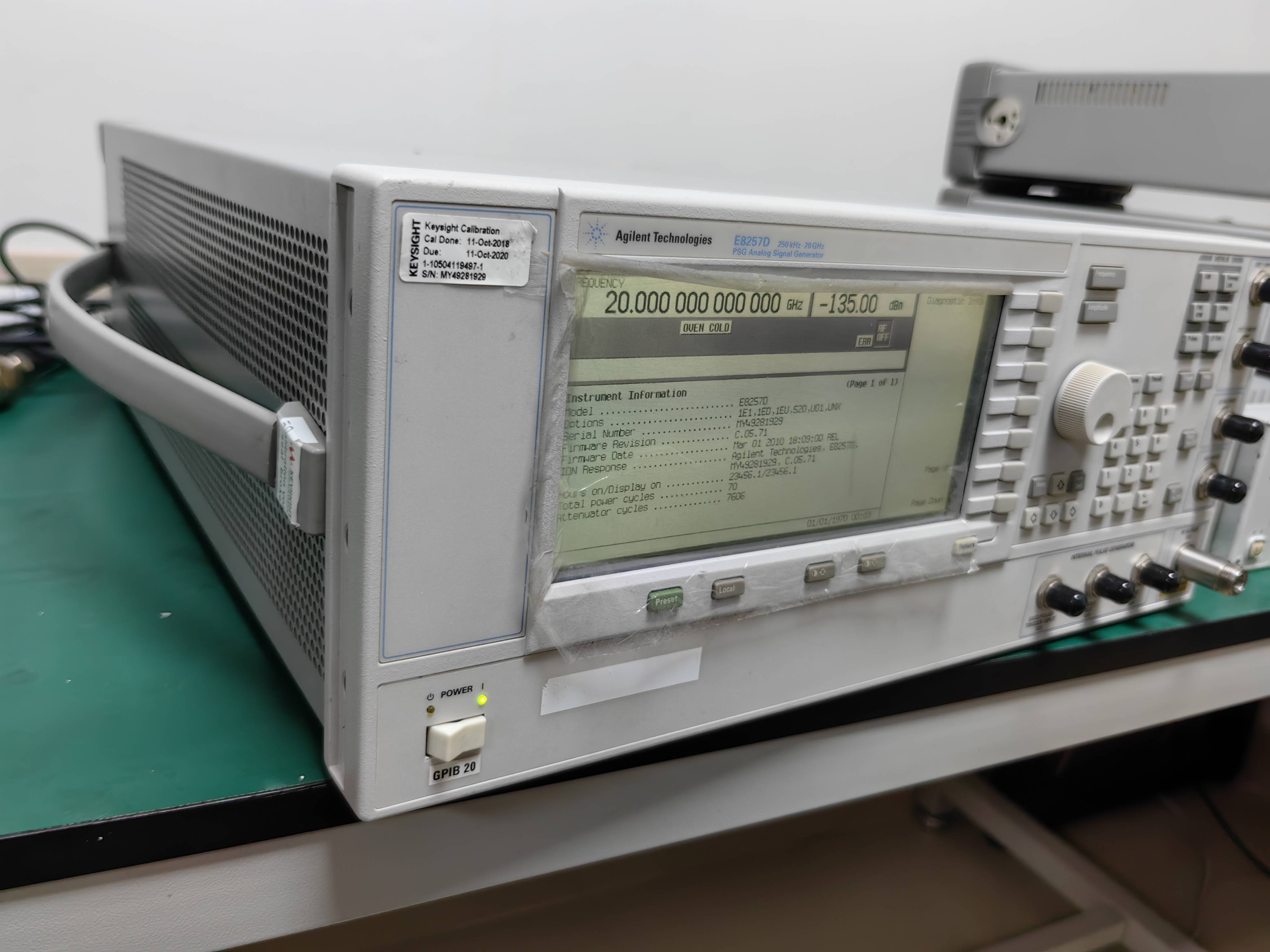 安捷伦agilente8257d20gpsg模拟信号发生器