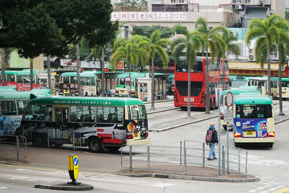 原创香港元朗坐落新界的一座珠三角的旧市镇