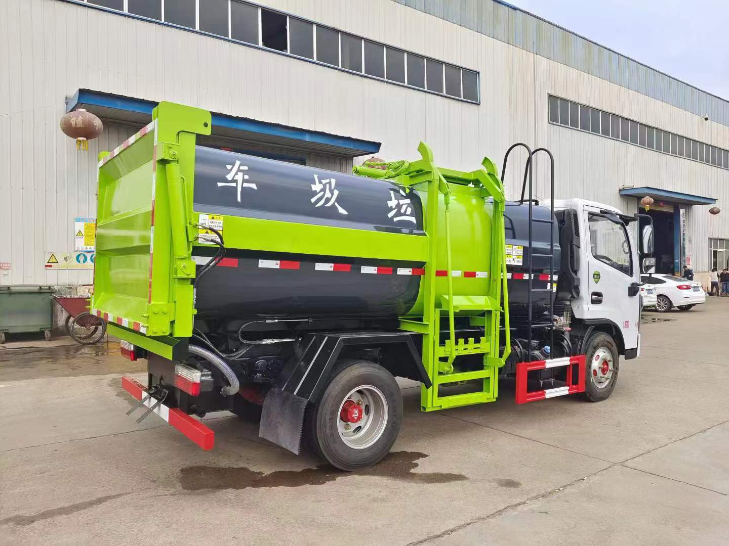 《蓝牌》东风多利卡d6自装卸垃圾车_搜狐汽车_搜狐网