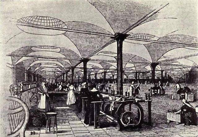 原创纺织机器和纺织工厂的出现给英国的纺织产业带来了怎样的效益