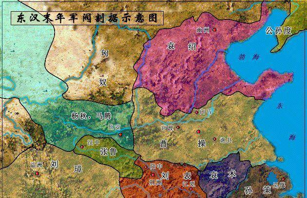 汉末三国时期,中央因为力量太过弱小,因此并不在军阀混战中有过多的