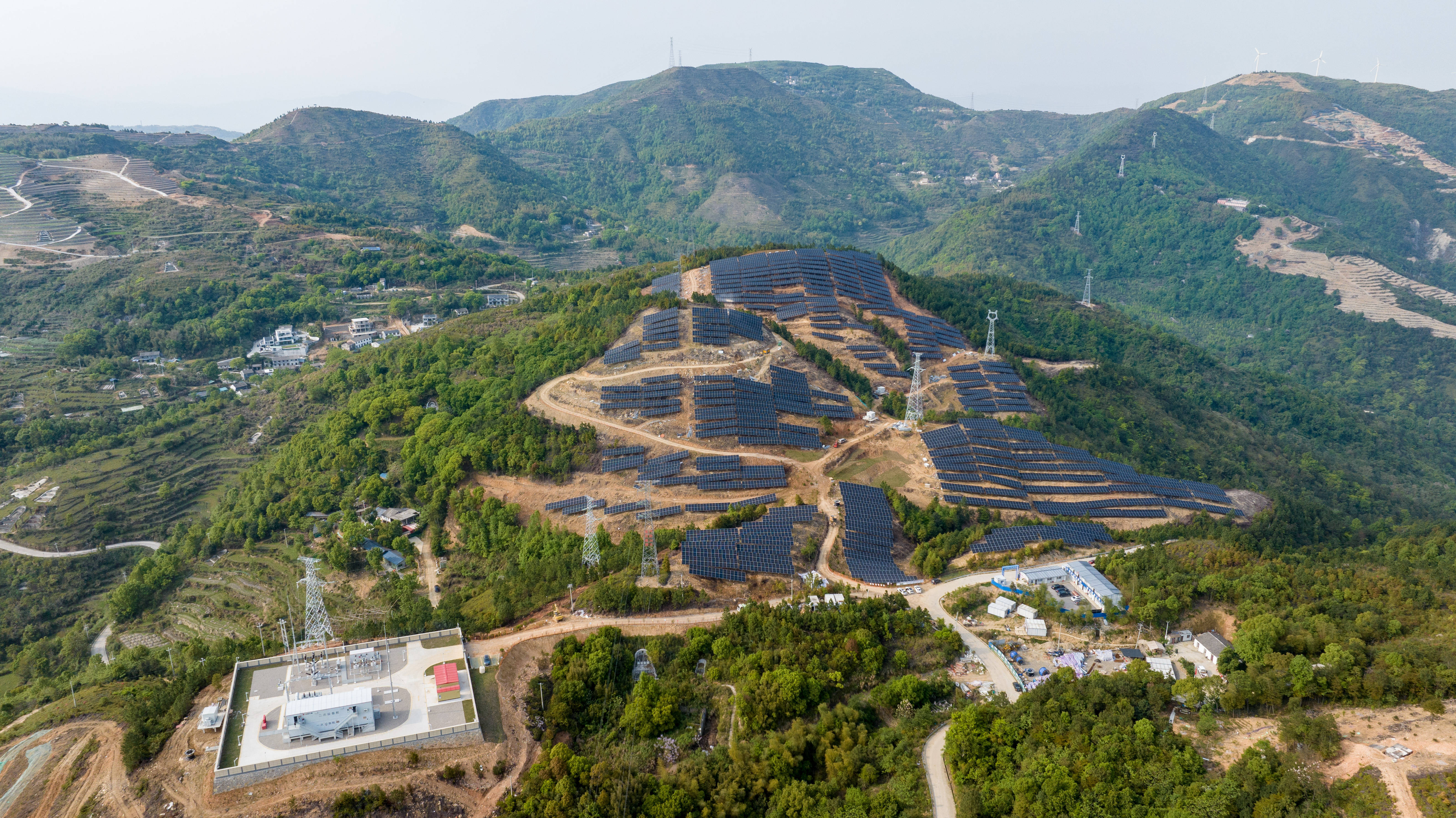 中江县富兴镇阳平电站图片