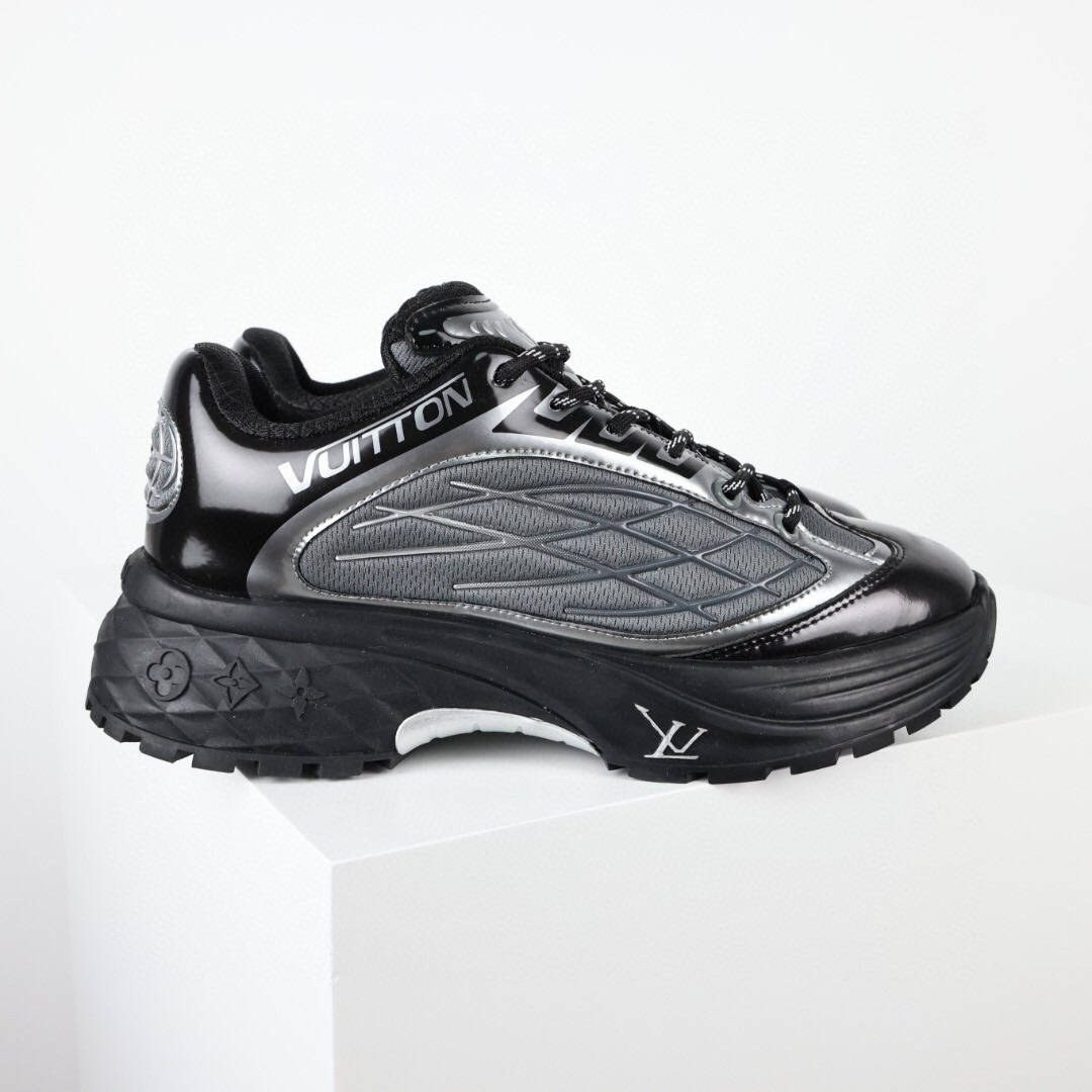 louis vuitton discovery lv 厚底系带运动老爹跑步鞋