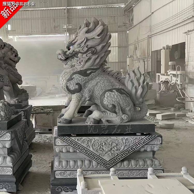 几种常见石雕麒麟造型