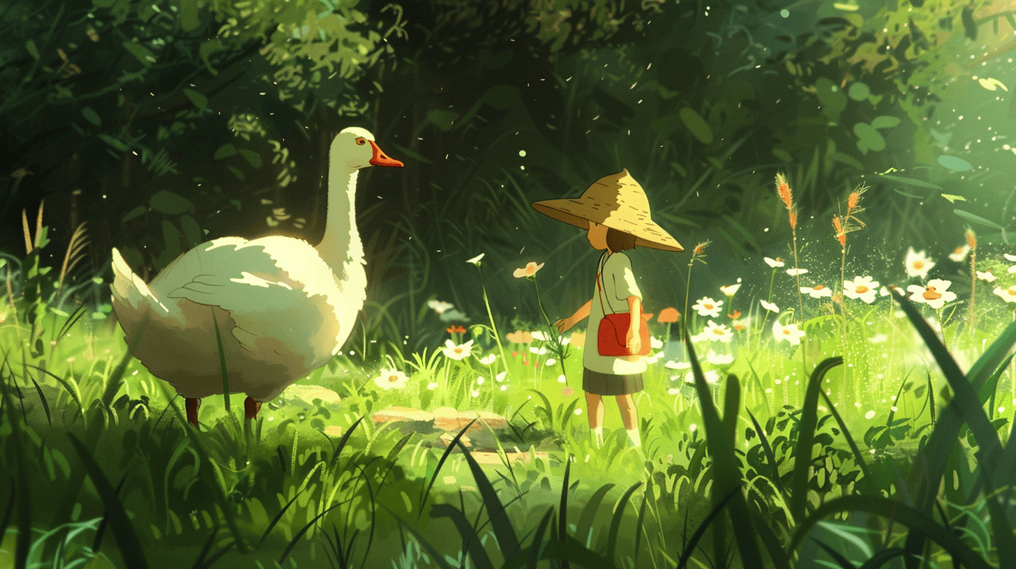 总的来说,夏天乡村的漫画风景是一个迷人而和谐的世界.