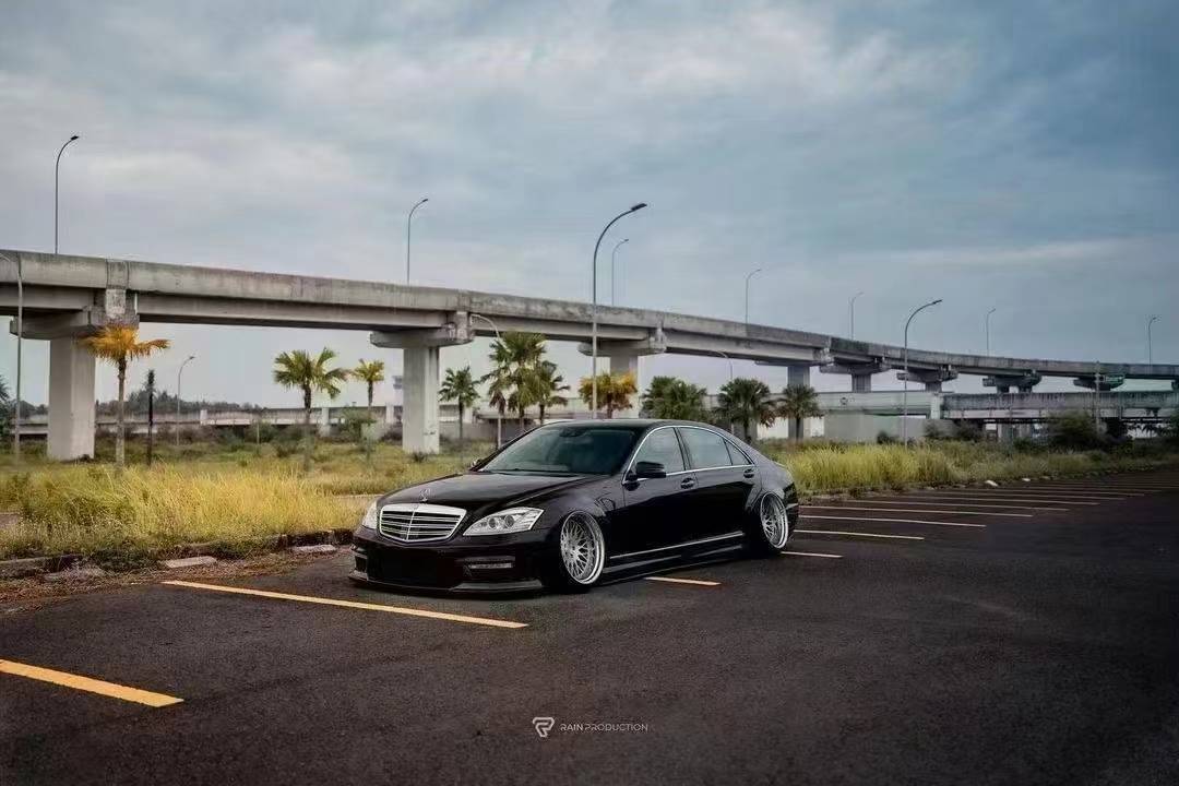 典雅与力量的结合 奔驰s级w221改装airbft气动避震