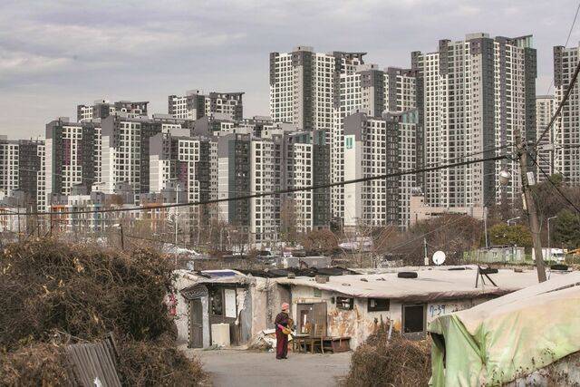 朝鲜南阳劳动者区图片