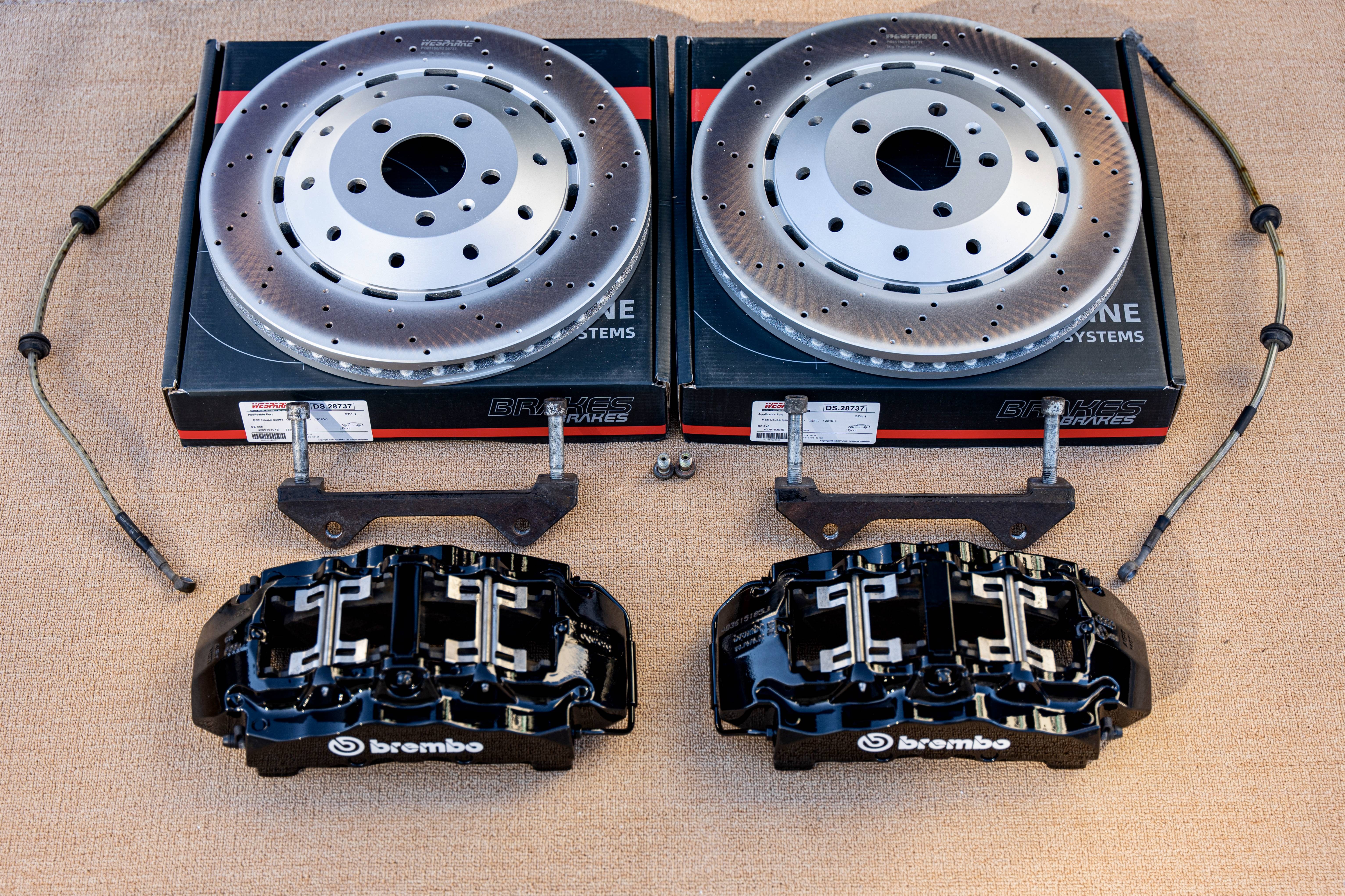 盖拉多gallardo lp550 八活塞刹车卡钳-wesparke孔盘365mm