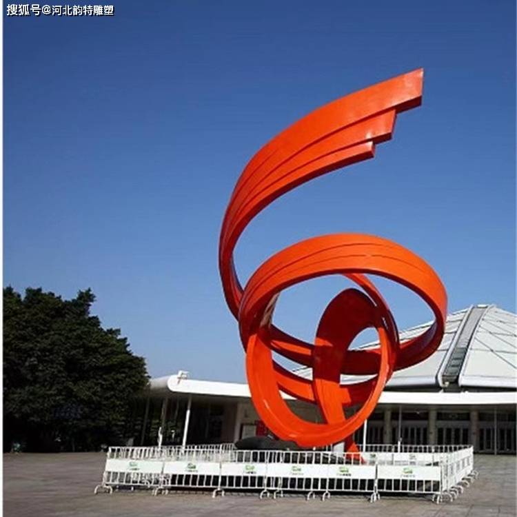 不锈钢镜面飘带雕塑,扭曲飘带丝带雕塑大全