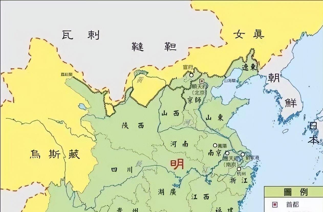 谭其骧明朝地图图片