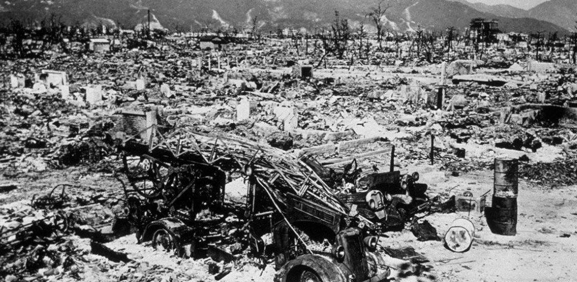 原子弹爆炸遗址图片
