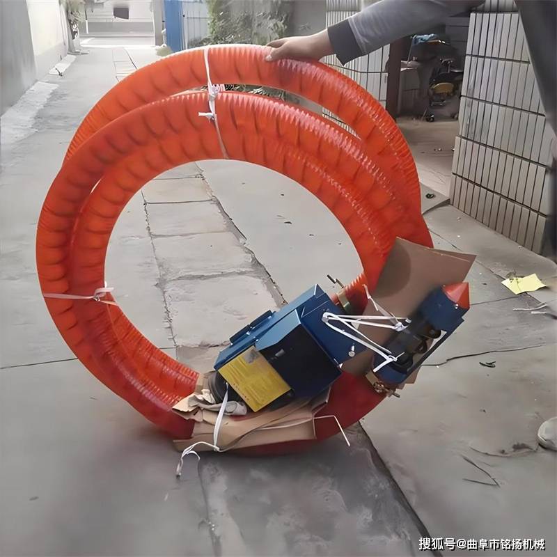 中驱粮仓吸粮机 柴油驱动软管吸料机_体积小_设备_酿造