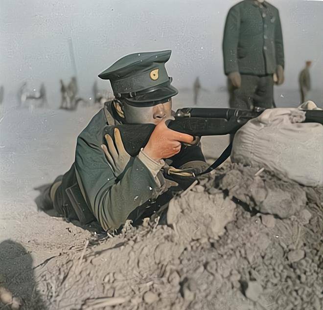 民国老照片:日占时期的保定"铁路路警"