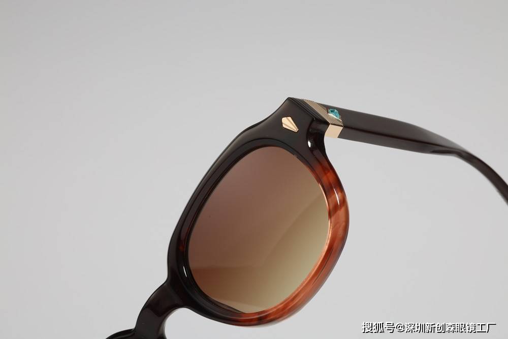 胶架眼镜_jmm同款椭圆形黑色胶架眼镜mf7705-新创森