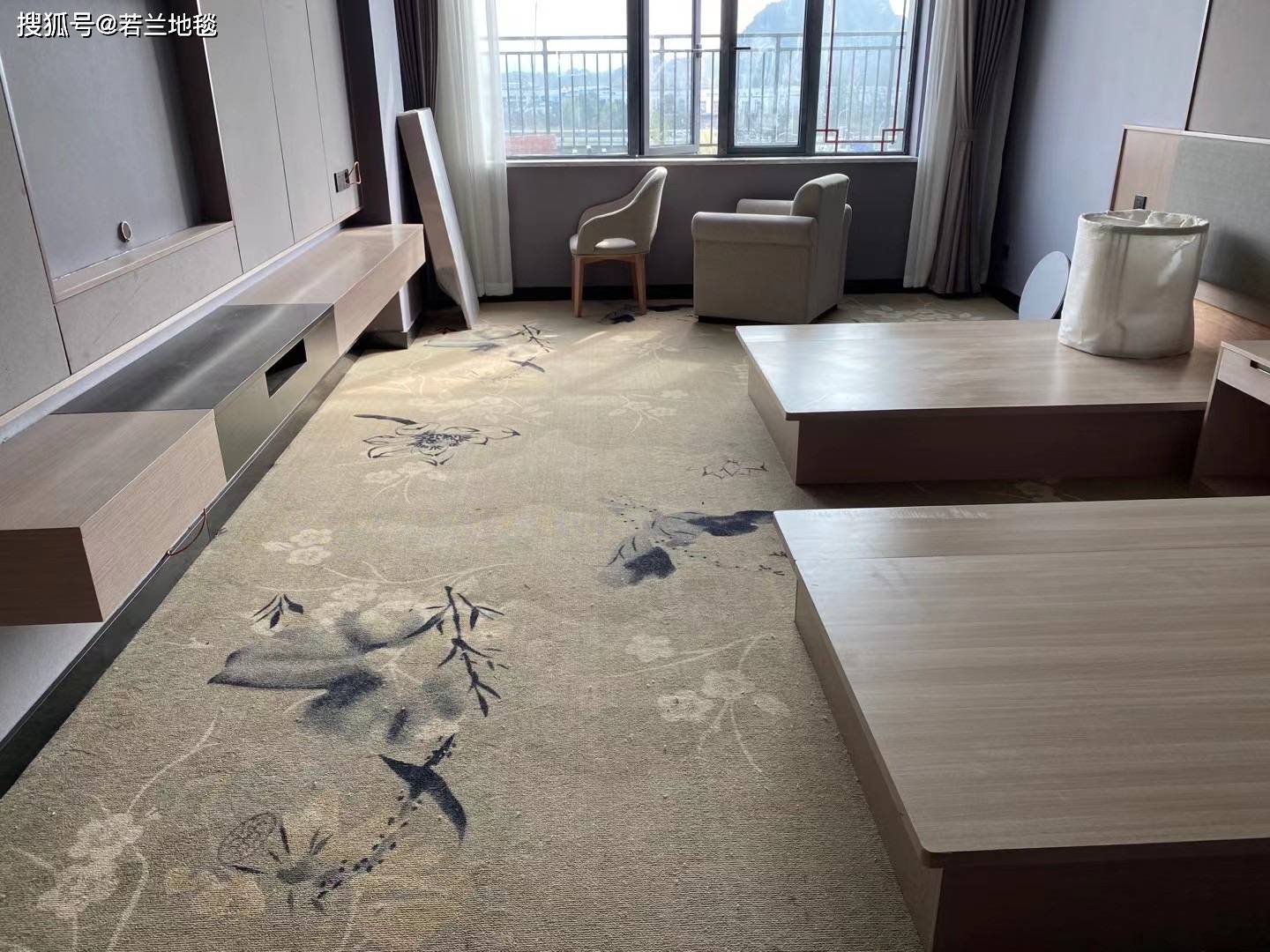 江浙沪酒店宾馆客房地毯定制工厂 若兰地毯仓库现货批发