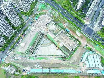 燕江新城站地铁上盖tod项目封顶