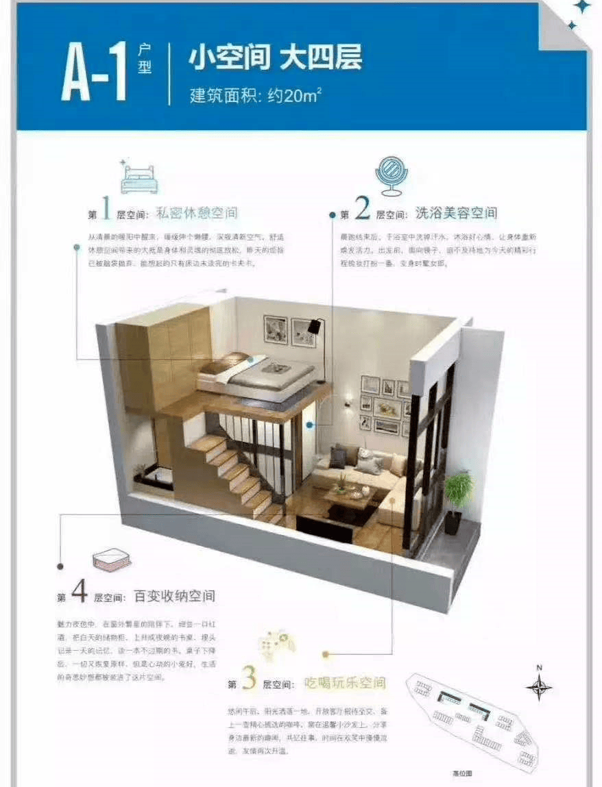 6米层高【现楼公寓】户型图平面图保利达小行星共由9栋建筑组成,1栋,2