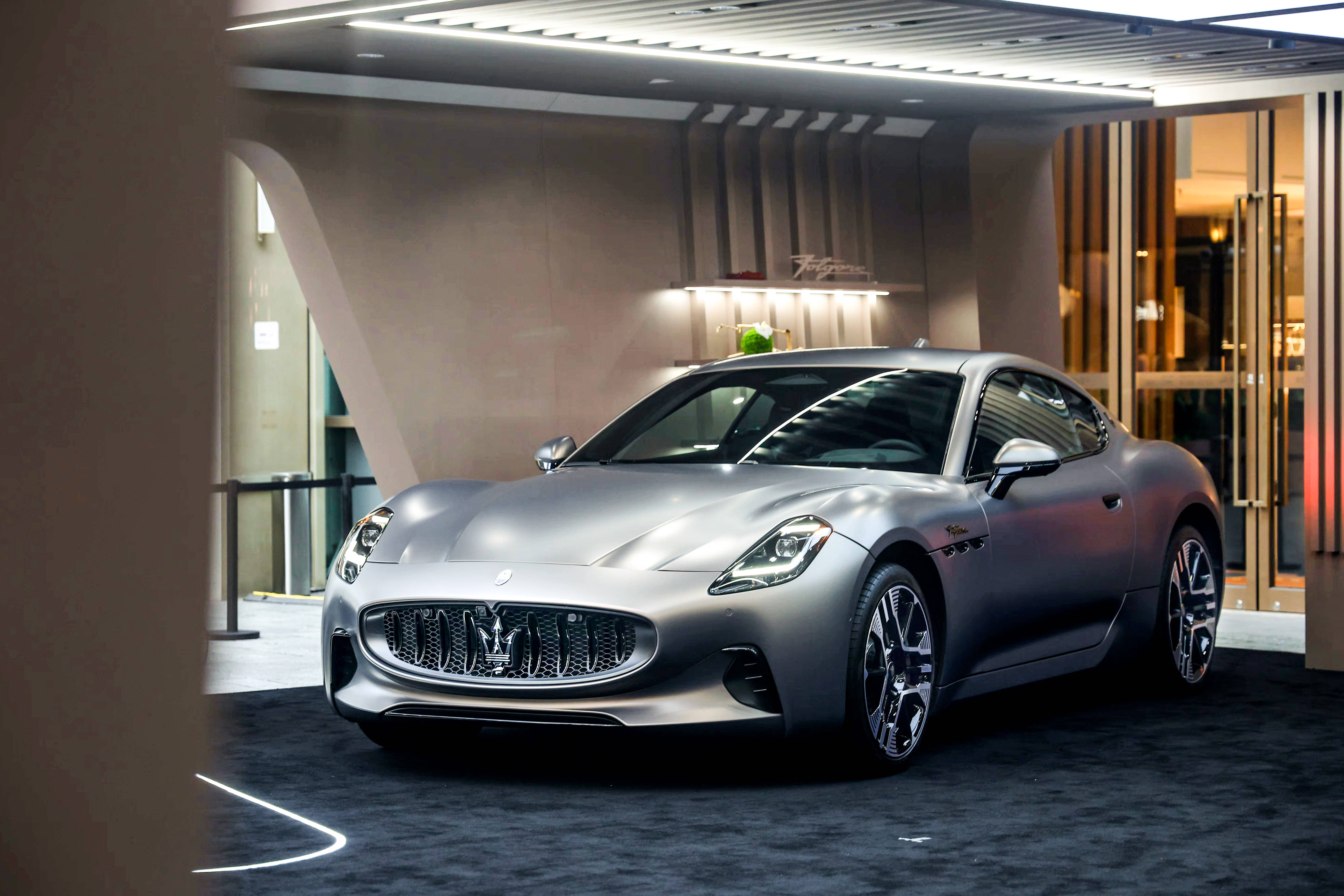 玛莎拉蒂folgore纯电系列车型登陆上海