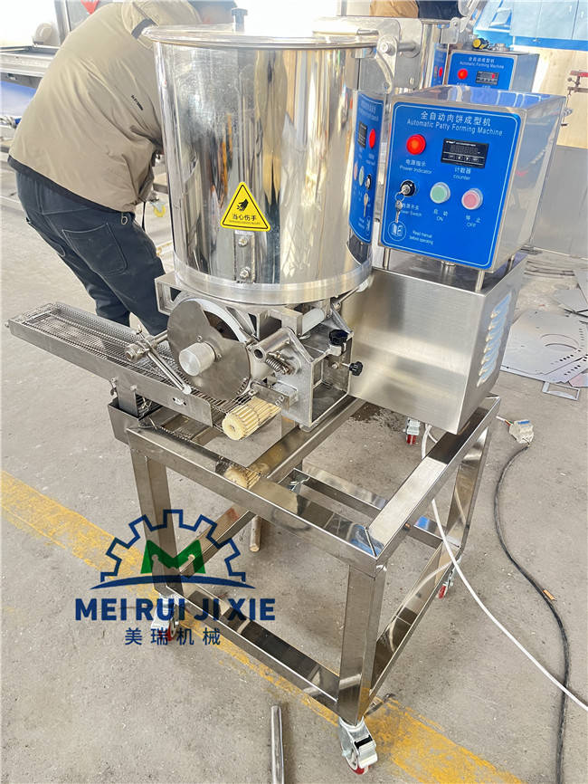 食品加工肉饼成型机 35个每分钟小型肉饼成型机 新品鱼饼成型机器