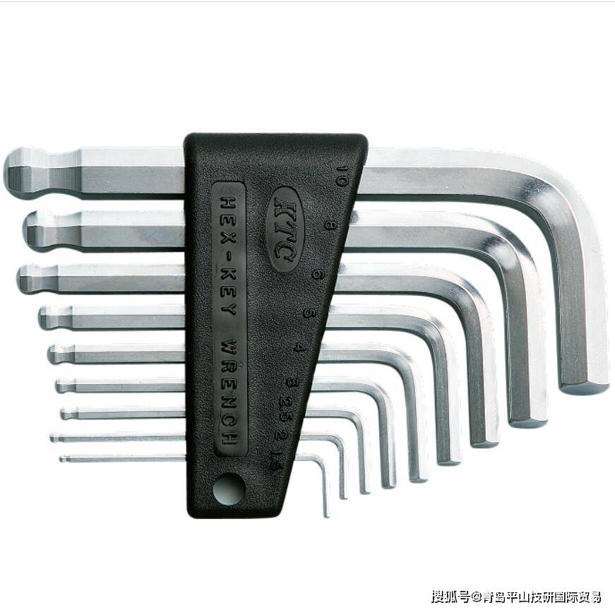 青岛平山技研ktc京都内六角扳手套装9件套hld2009短款